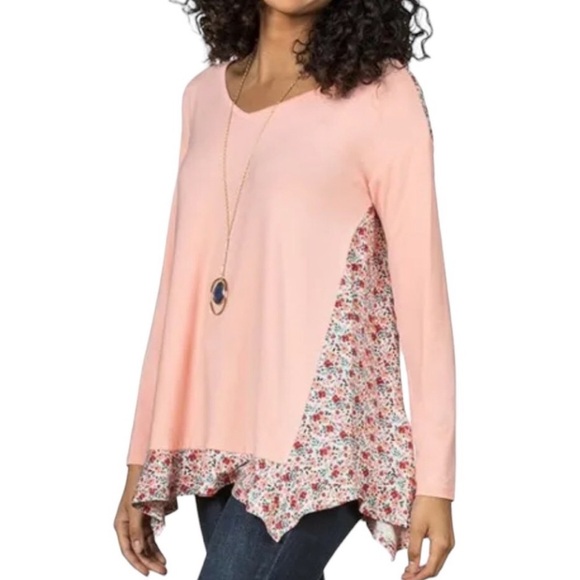 Matilda Jane Sing It Out Floral Top Size Large Boho Cottagecore Casual Flowy - Picture 1 of 13